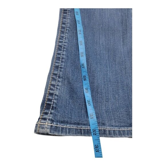 Ariat Jeans Women 31R R.E.A.L. Mid Rise Whipstitch Boot Ocean Western 10014022 - Picture 7 of 13